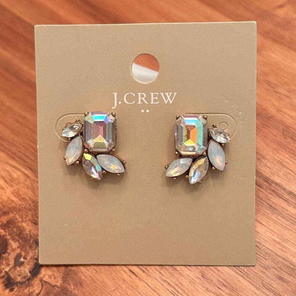 J.Crew | Aurora Borealis Cluster Earrings | 3/4” Length